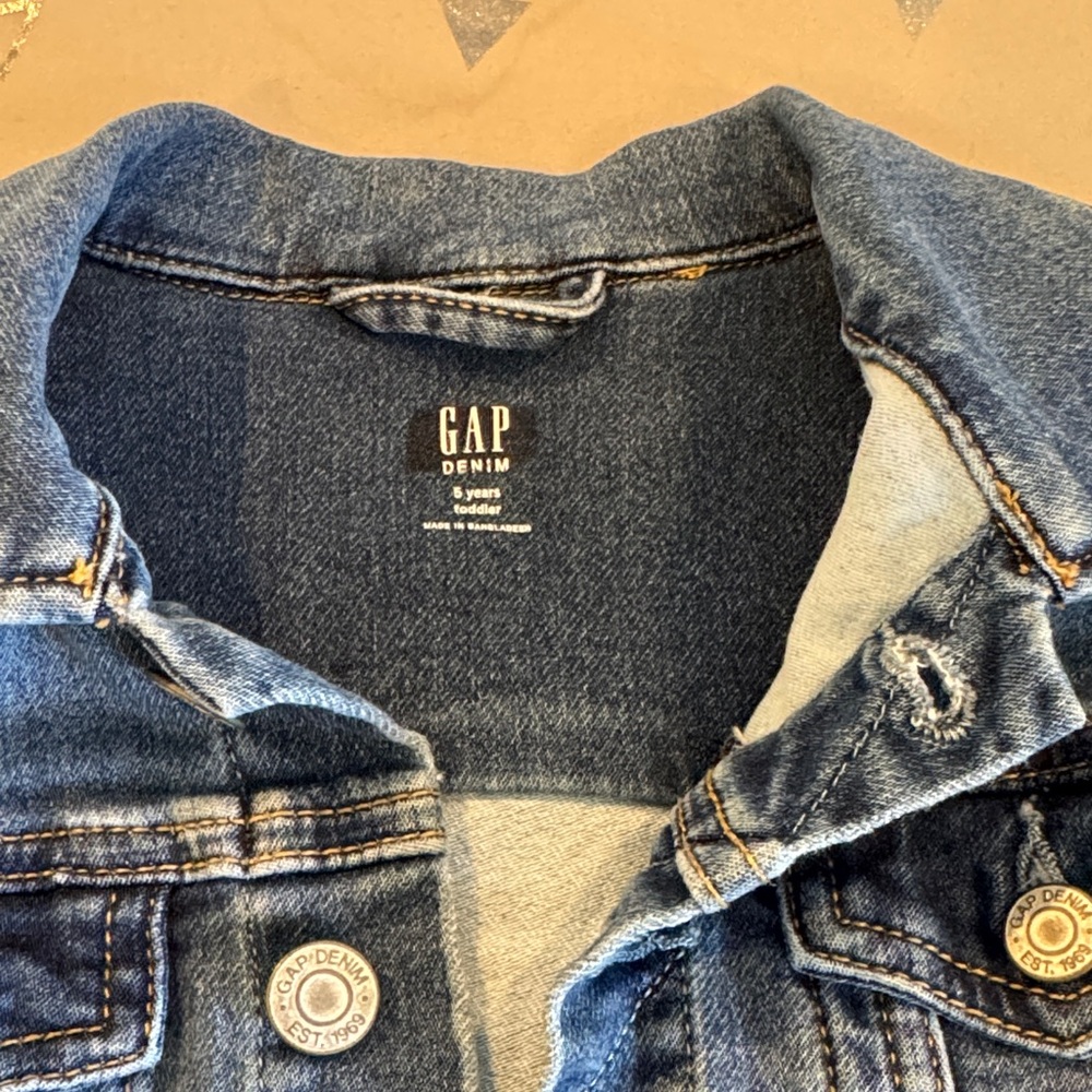GAP Kids Blue Denim Jacket - Picture 3 of 6